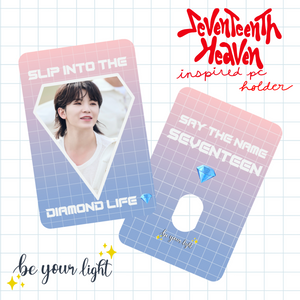 Seventeen Diamond Life Acrylic Photocard Holder