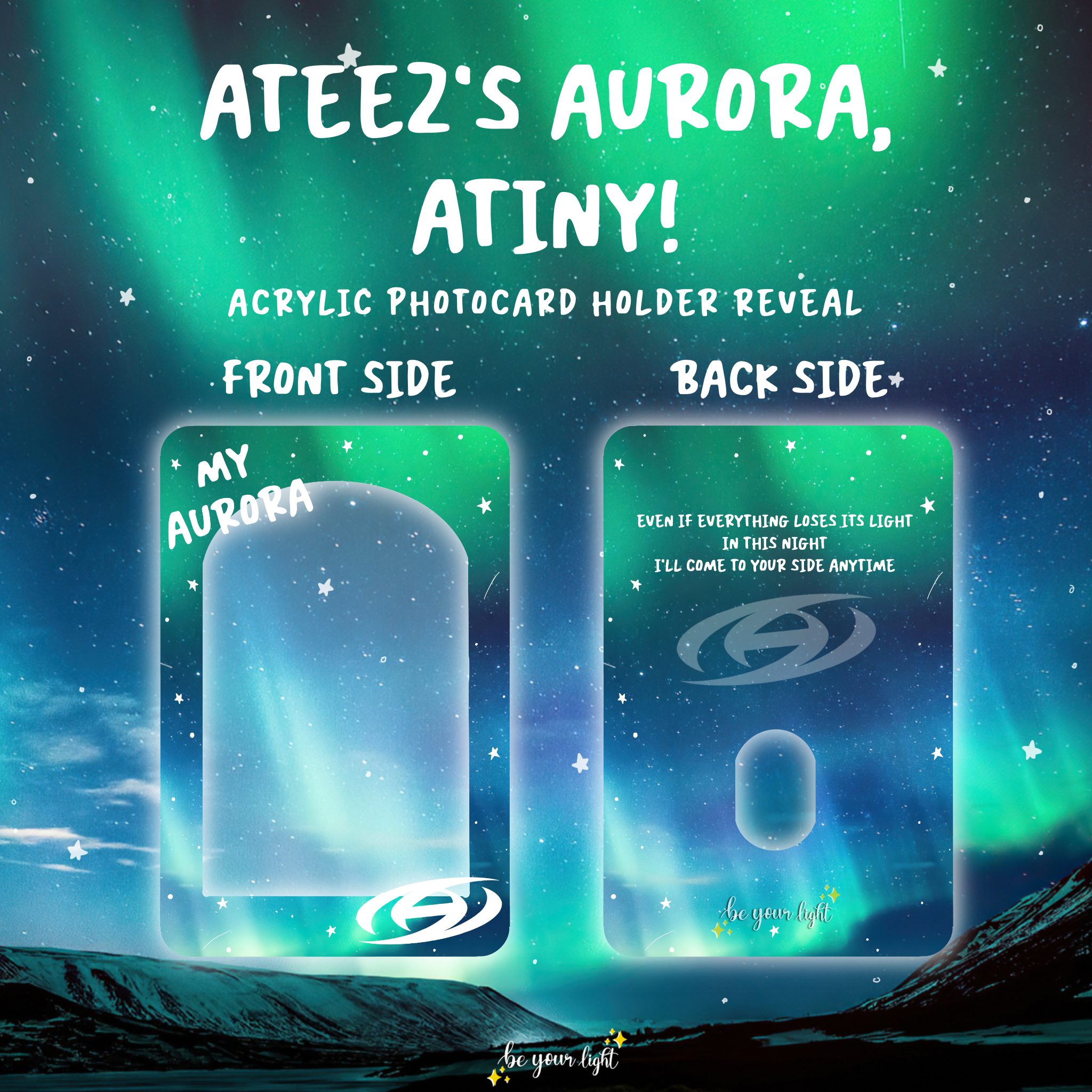 Ateez’s Aurora, Atiny! Photocard Holder