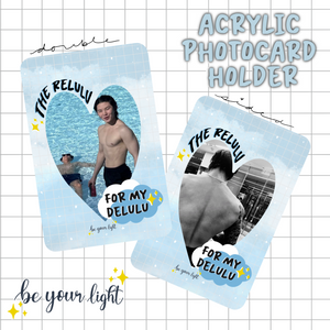 Delulu Acrylic Photocard Holder