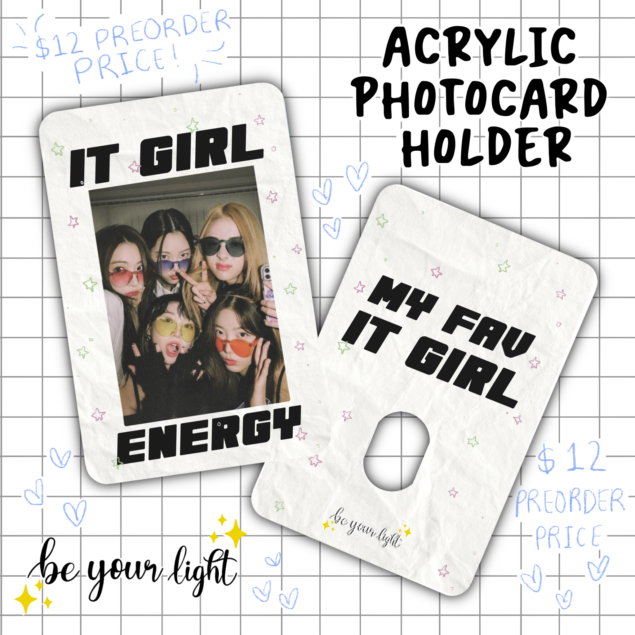 It Girl Energy Photocard Holder