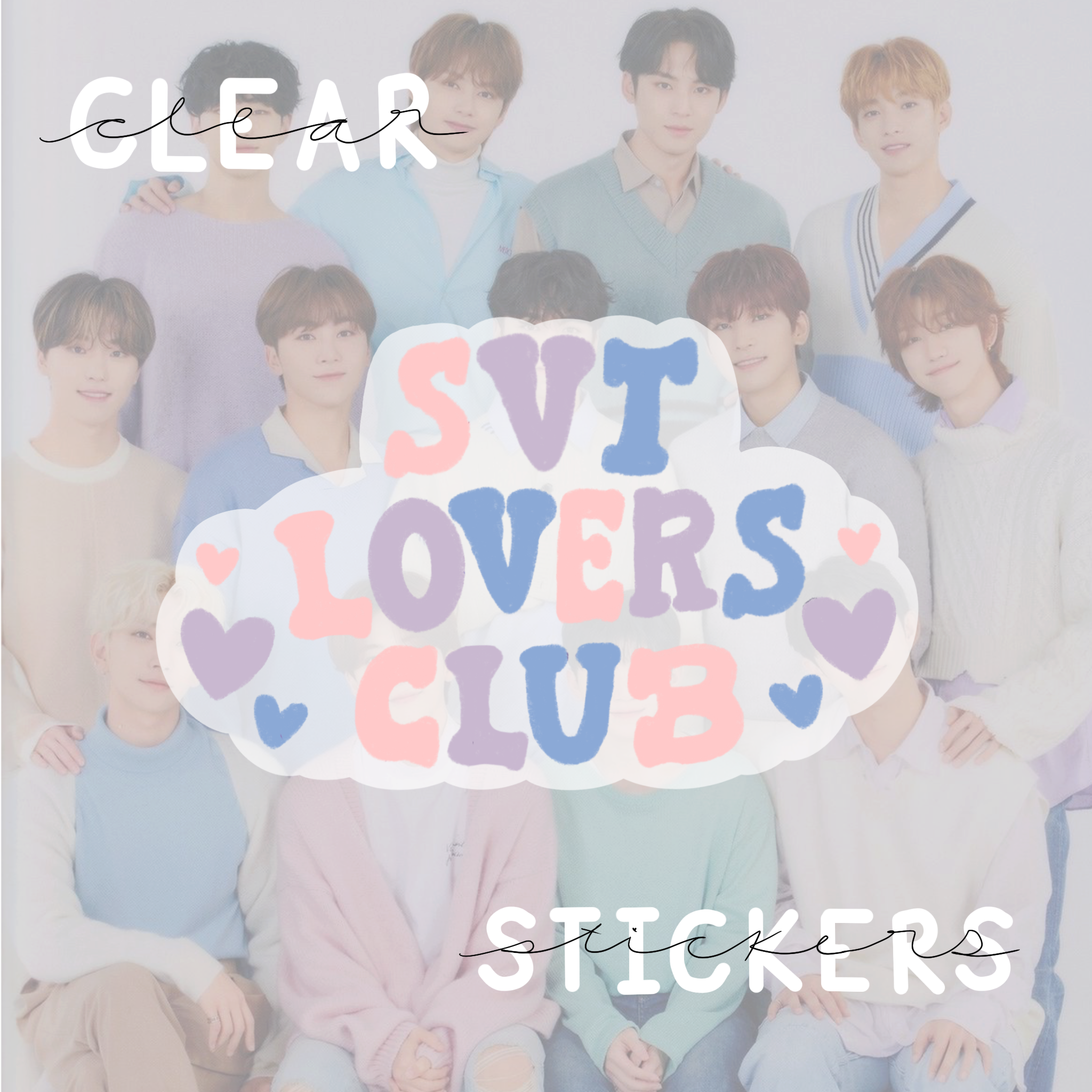 Seventeen Lovers Club Sticker