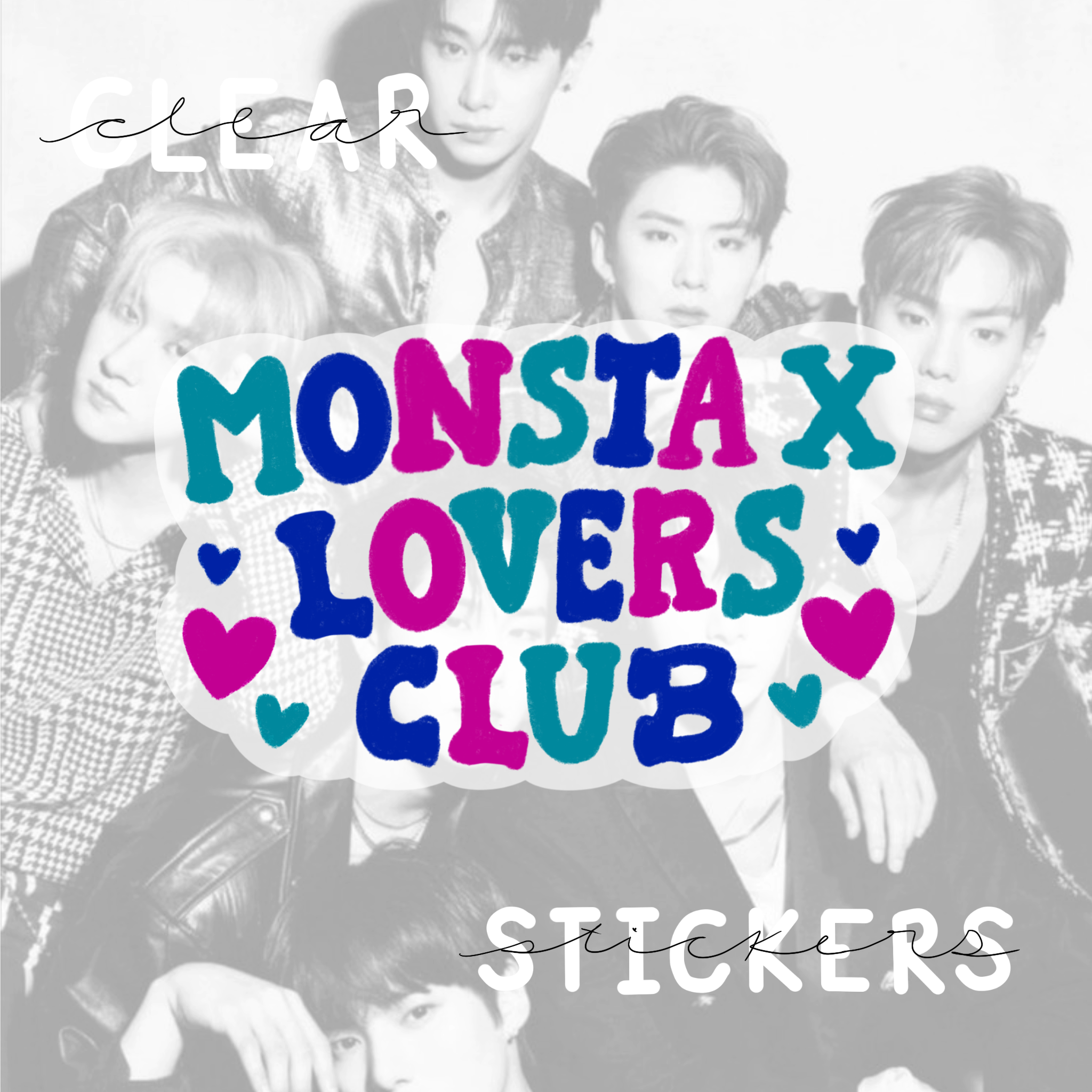 Monsta X Lovers Club Sticker