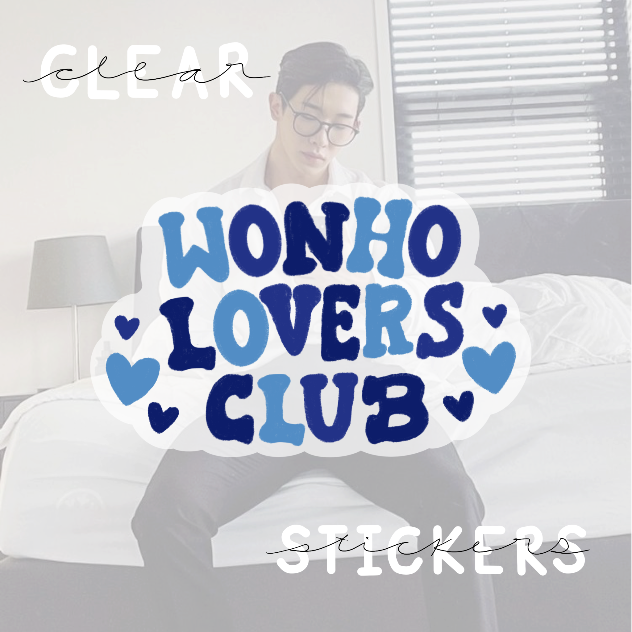 Wonho Lovers Club Sticker