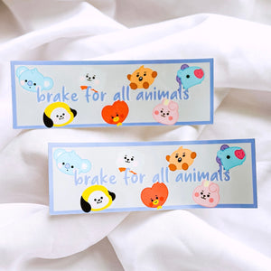 BT21 Bumper Sticker/Magnet