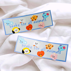 BT21 Bumper Sticker/Magnet